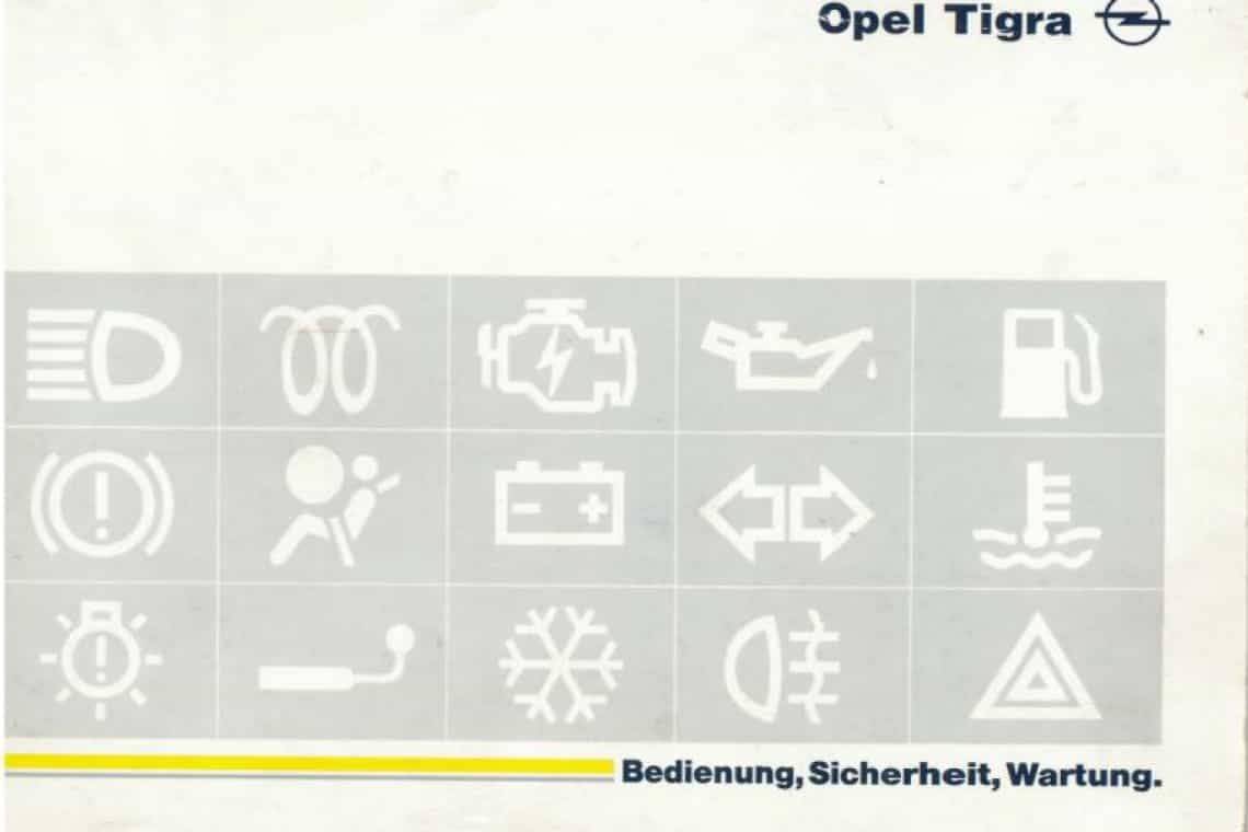 Opel Tigra A Betriebsanleitung