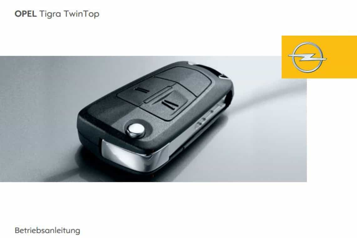 Opel Tigra TwinTop Betriebsanleitung