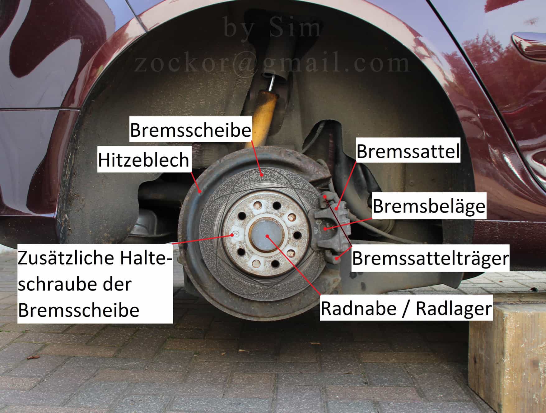 Bremssattel Schrauben Befestigungsschrauben Sattel VW Käfer