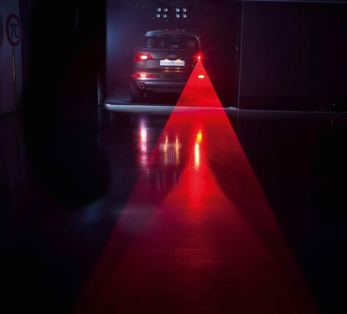 Laserlicht am Auto
